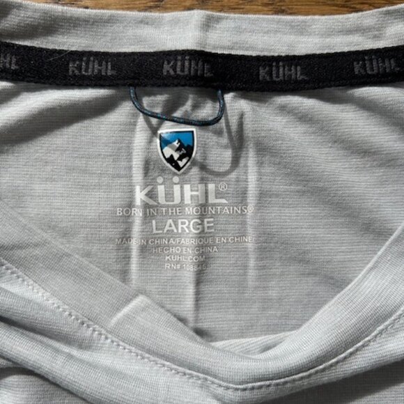 Kuhl Acceleratr TShirt - Pebble Gray - Large - Picture 7 of 8